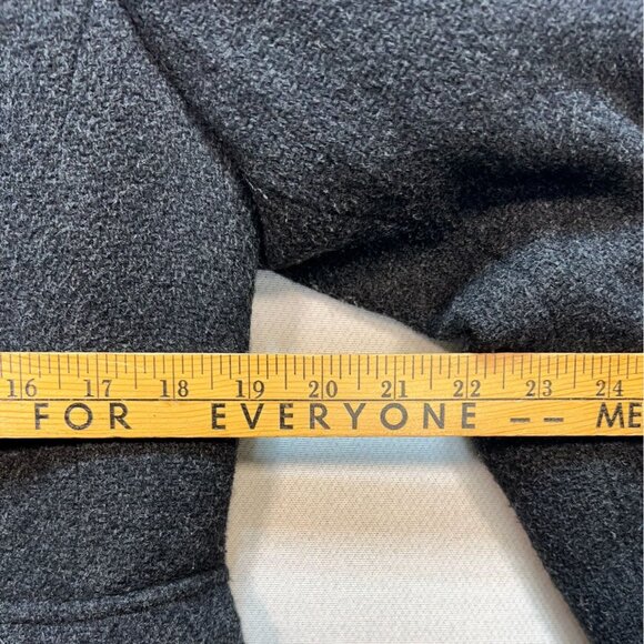 Tommy Hilfiger Womens Double Button Wool Blazer Coat Jacket Large Gray Formal - Picture 7 of 12